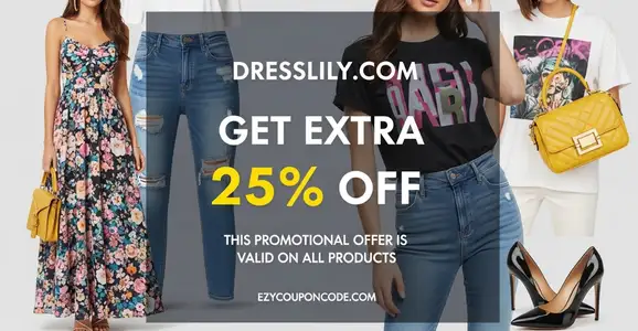 dresslily 25off all products